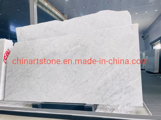 Nature Volakas/ Calacatta/ Ariston/ Carrara Laje de Mármore Branco para Ladrilhos, Degraus ou Outros Produtos de Pedra